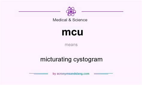 mcu medical abbreviation|what does mcu stand for.